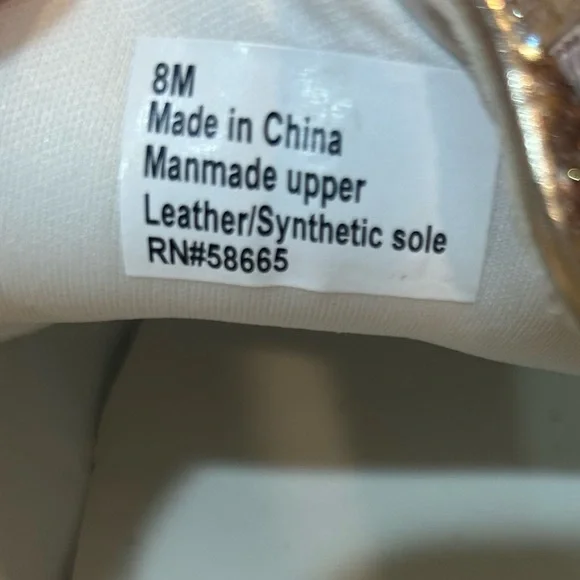 BP NWOB Sonny Glittery Lace-Up Platform Sneakers SZ: 8 M - Picture 6 of 9